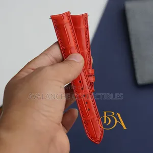 Genuine Red Leather Strap 20, 22 And
