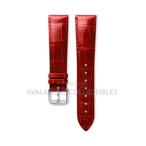 Genuine Red Leather Strap 20, 22 And