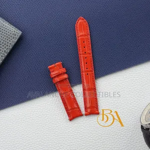 Genuine Red Leather Strap 20, 22 And