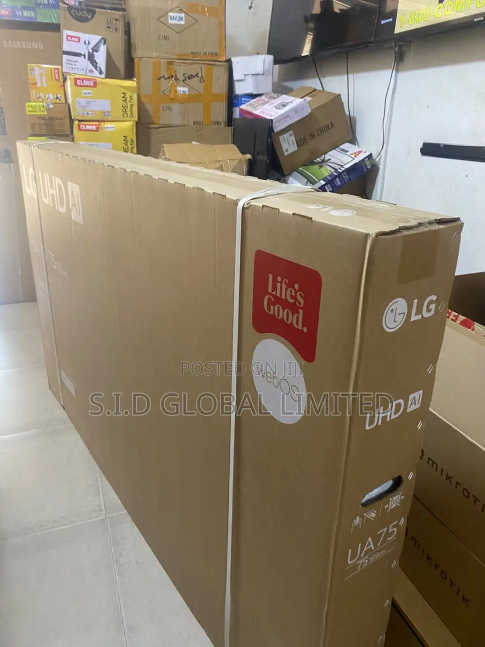 Lg75 Inch Ai Smart TV Ua75 75'' 4k Hdr10 Pro Webos-Brand New Sealed