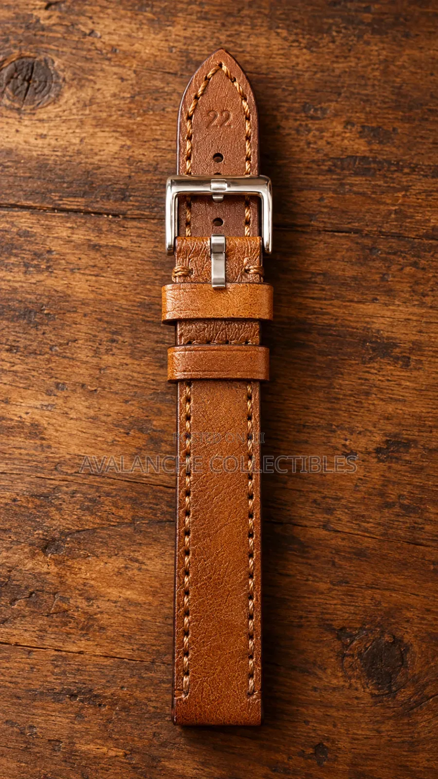 Genuine Handmade Leather Tan Strap Sizes 20, 22 and 24