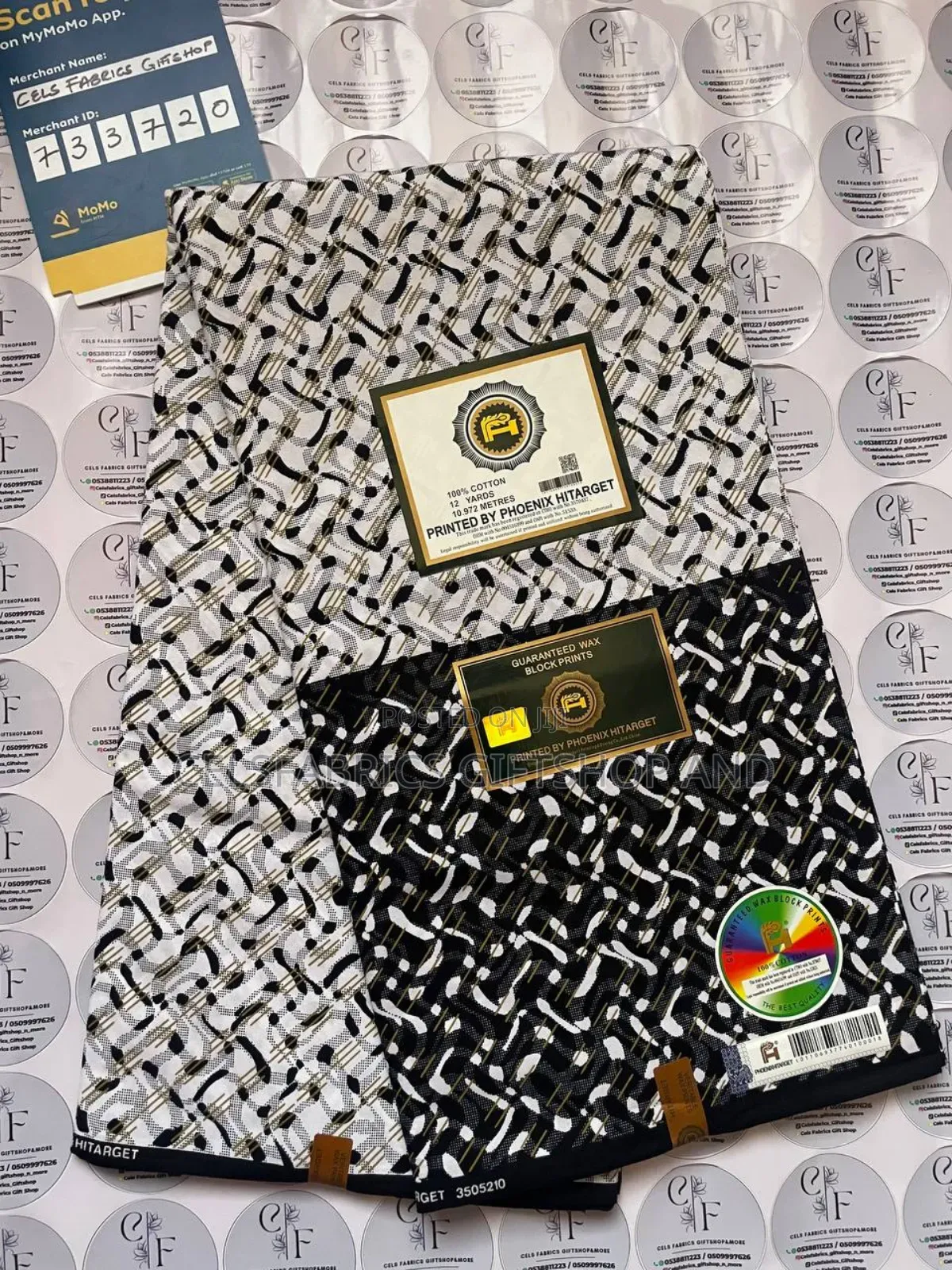 Hitarget/Other African Print Fabrics 35 Cedis a Yard(190 for 6 Yards)