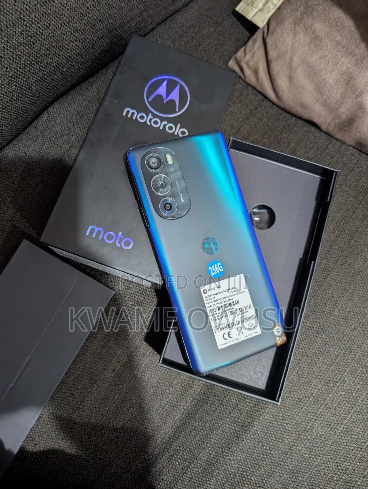New Motorola Edge (2022) 256 GB Blue