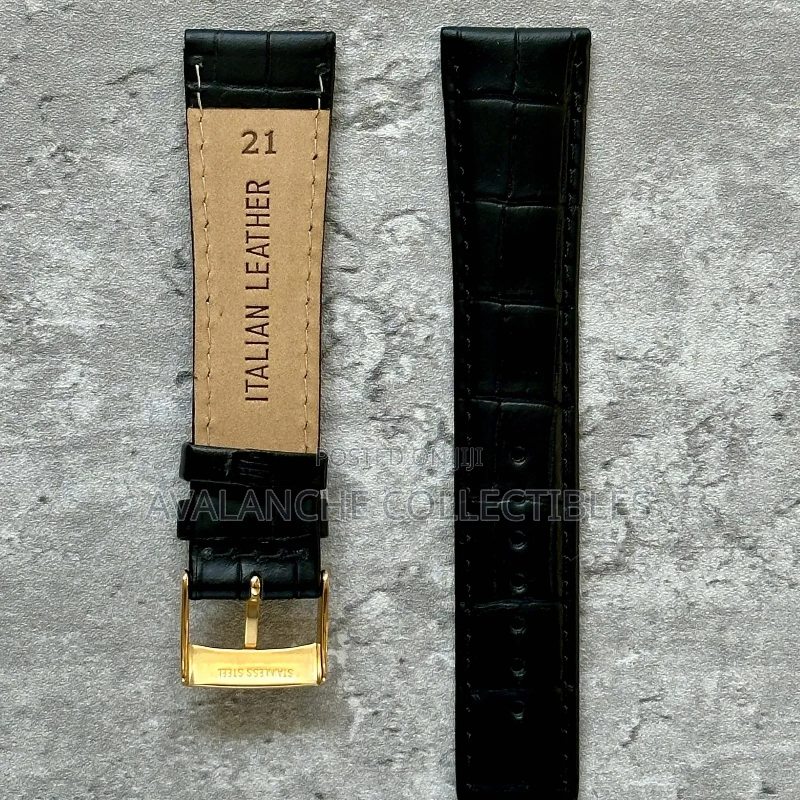 All Black Genuine Handmade Leather Sizes 20, 22 and 24