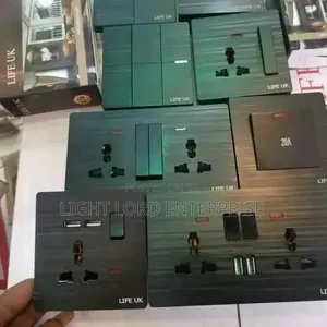 Zz- Vanta Black Socket and Switch