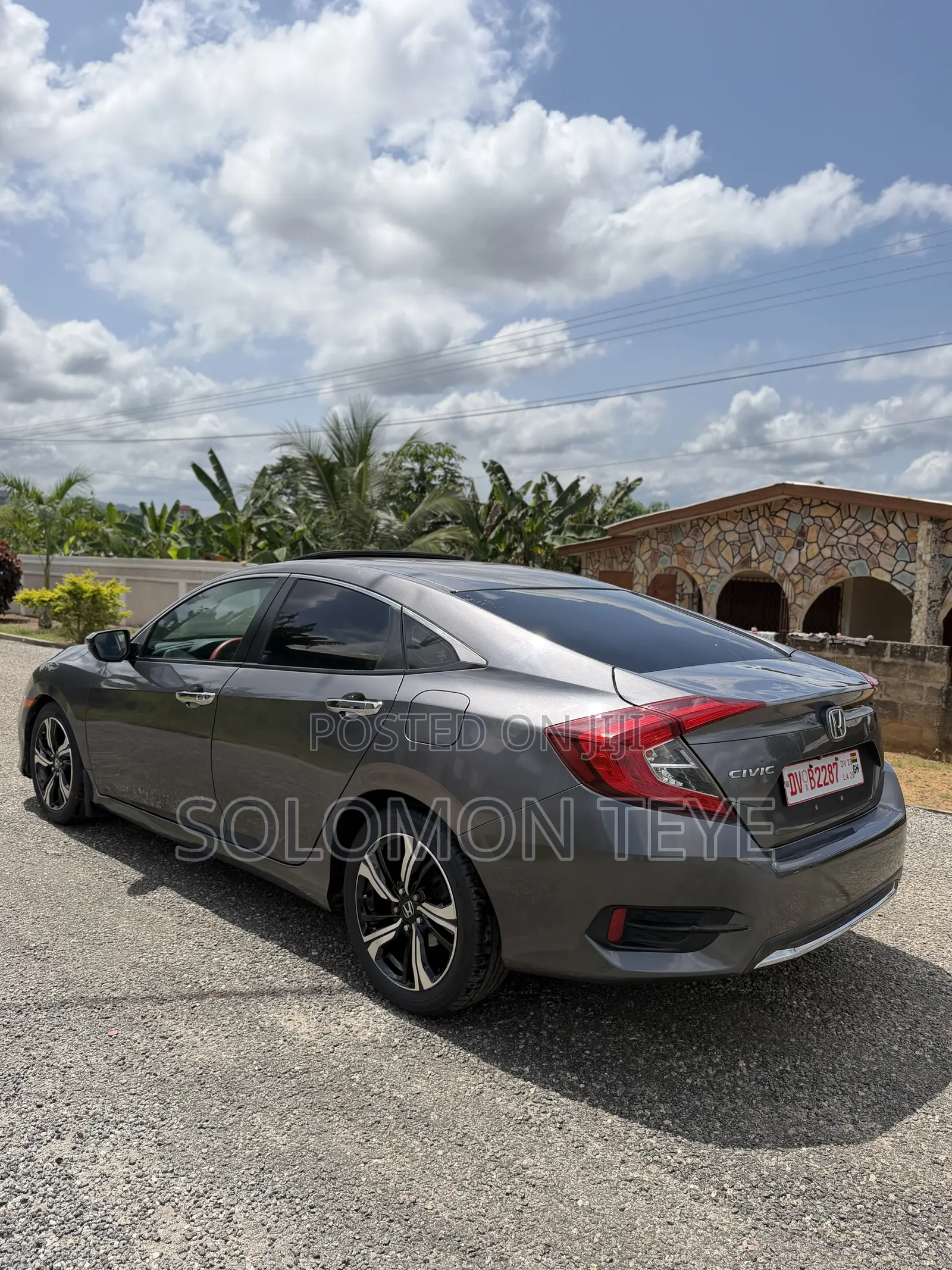 Honda Civic EX Sedan 2019 Gray