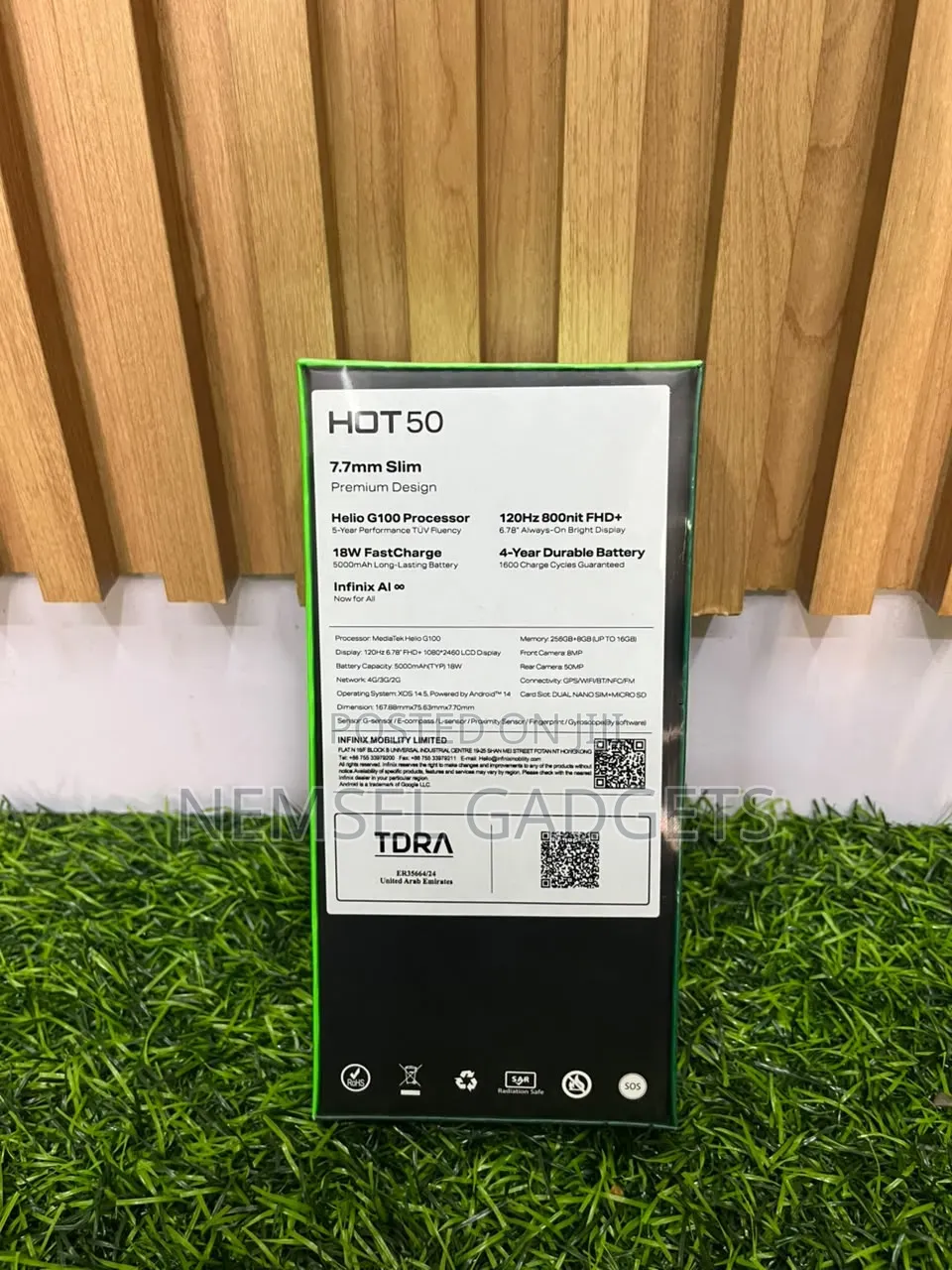 New Infinix Hot 50 256 GB Black