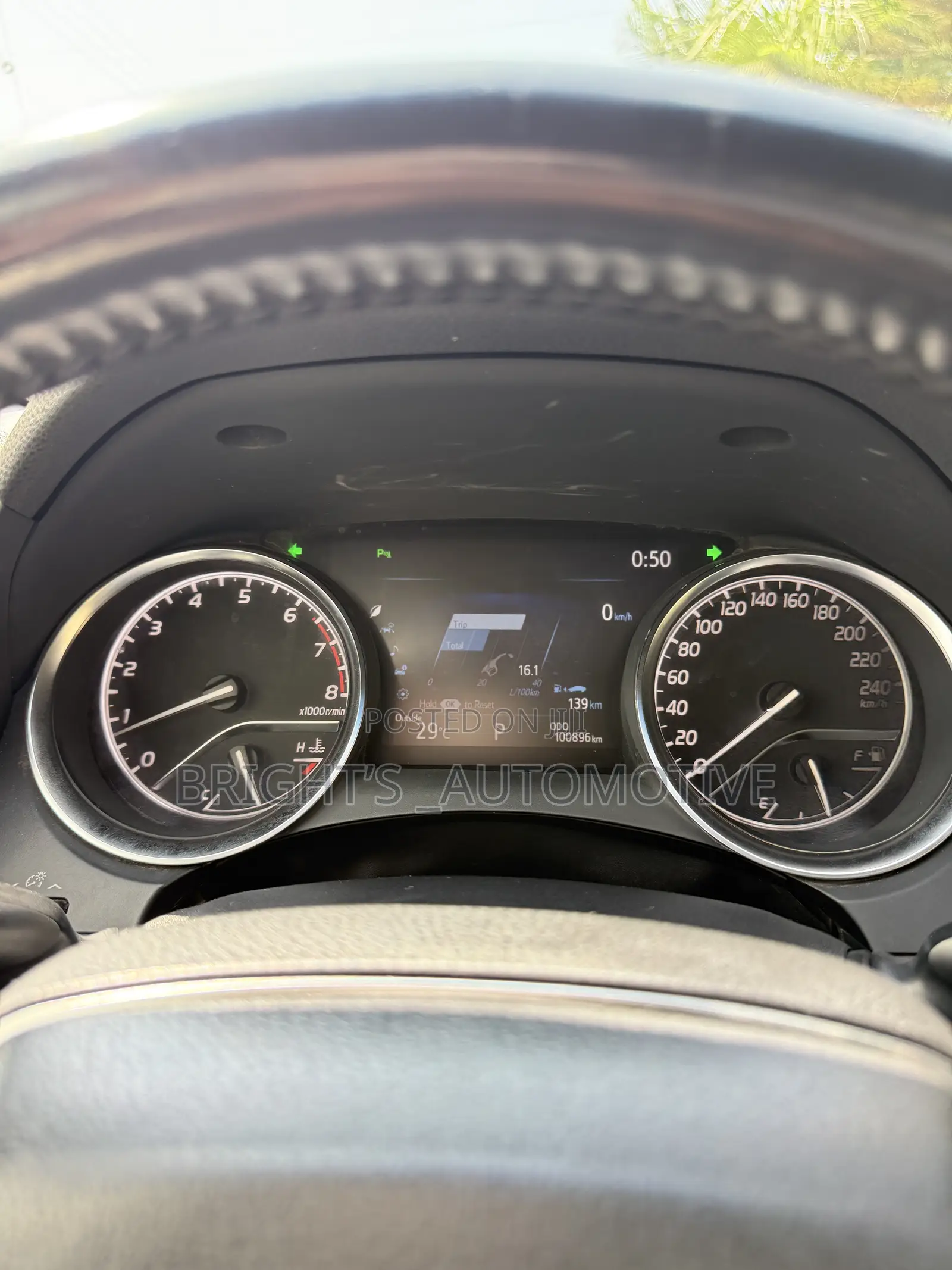 Toyota Camry XLE (2.5L 4cyl 8A) 2019 Black