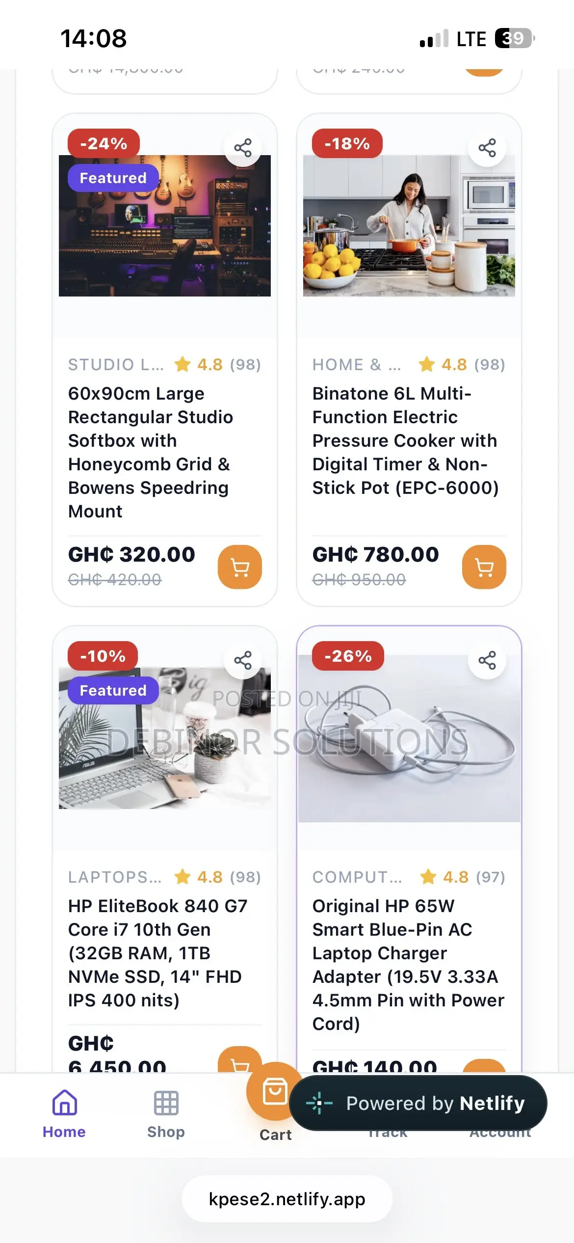 Build a Professional Shopping Website for You