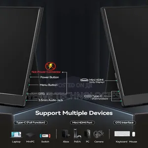 Bimawen 13.3inch True OLED FHD 1ms 10bit 100% DCI-P3 Monitor MacBooks