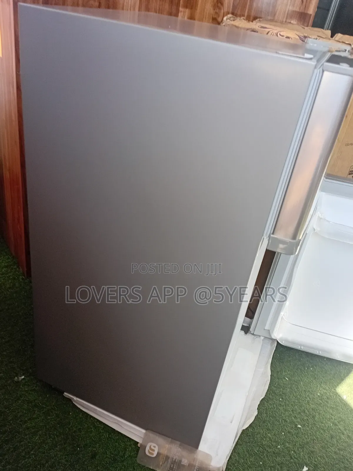 Original Roch Mini Refrigerator Silver Metallic Refrigerator