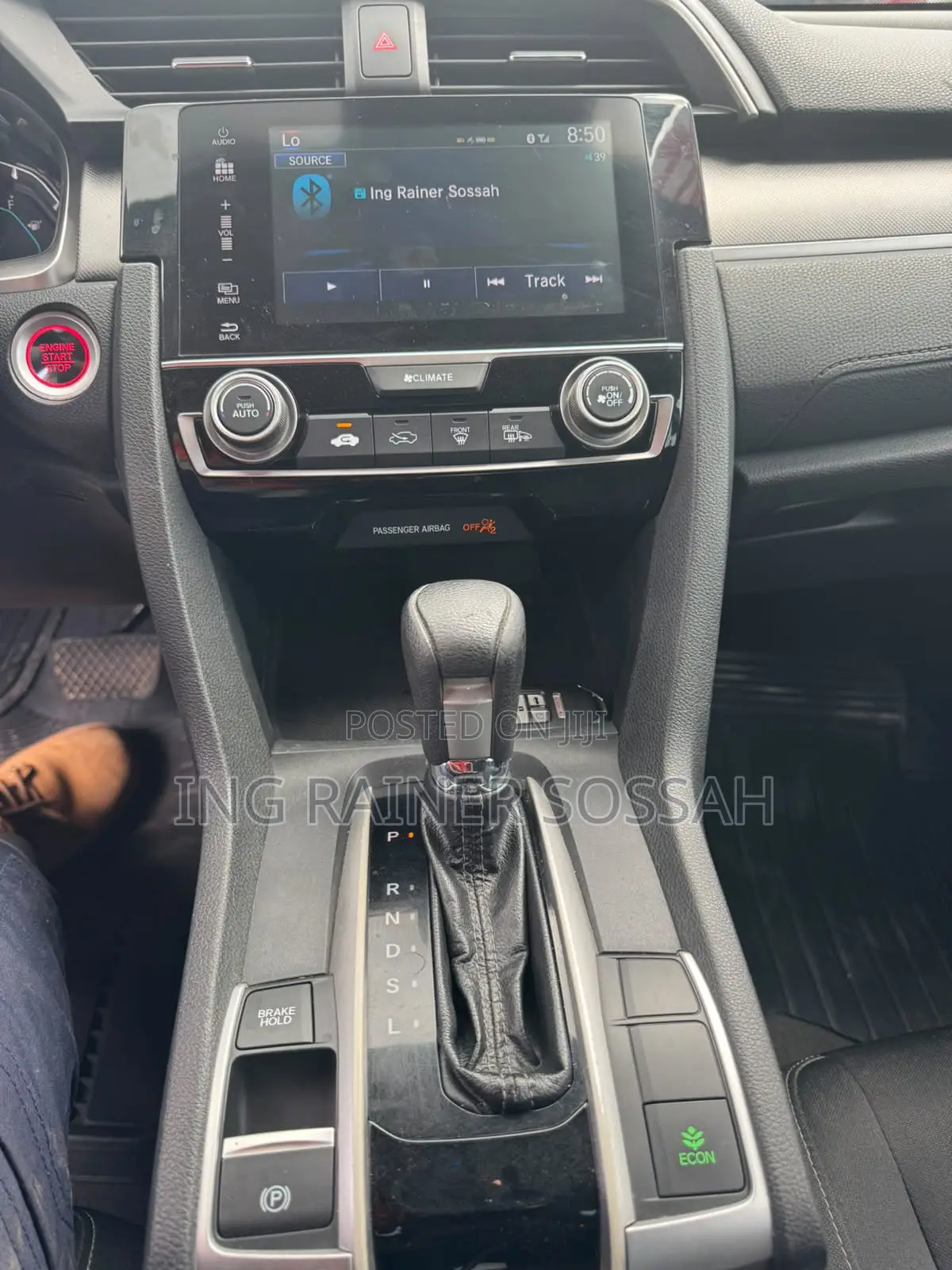 Honda Civic EX 4dr Sedan (2.0L 4cyl) 2017 Black