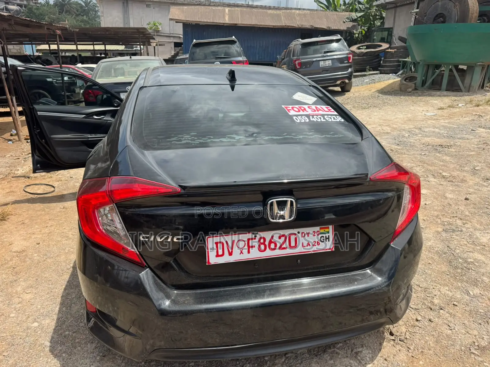 Honda Civic EX 4dr Sedan (2.0L 4cyl) 2017 Black