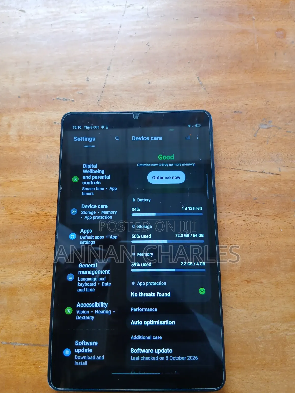 New Samsung Galaxy Tab A9 64 GB Black