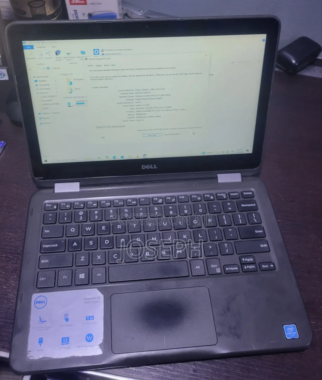 Laptop Dell Inspiron 11 3000 4GB Intel Pentium HDD 500GB