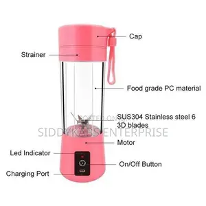 Portable Rechargeable Fruit Blender