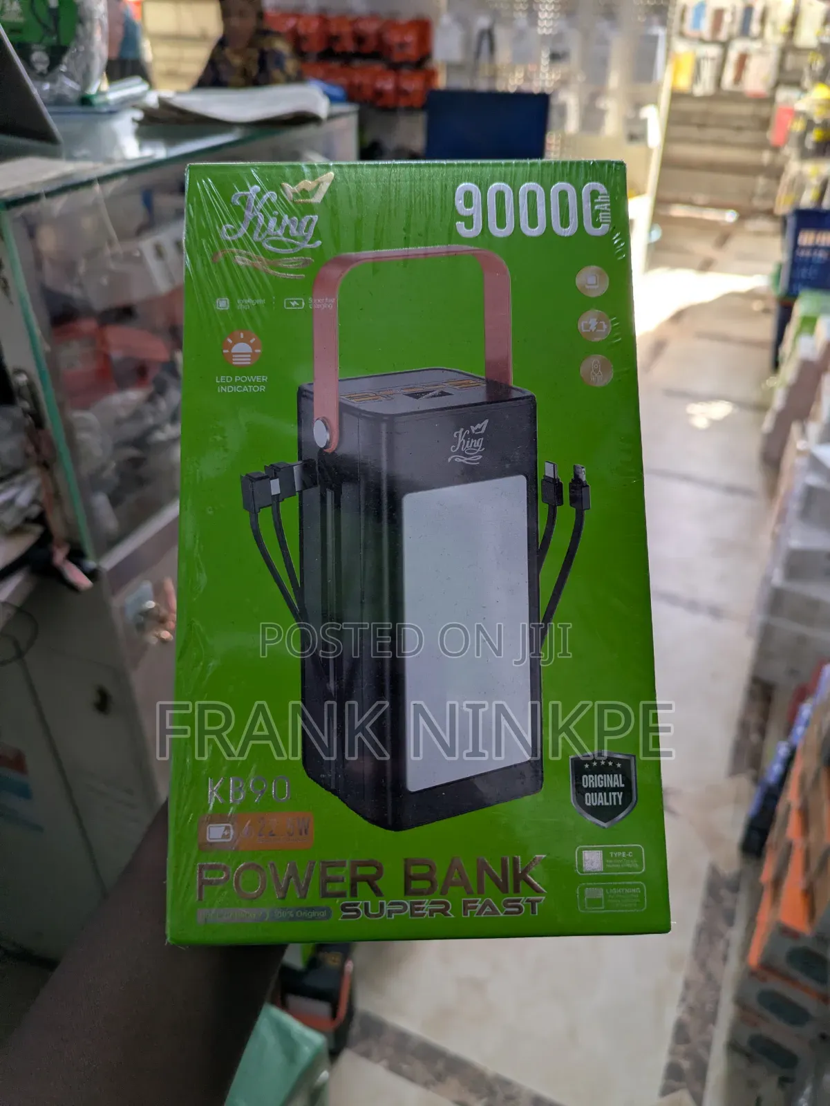 90,000 mAh Power Bank