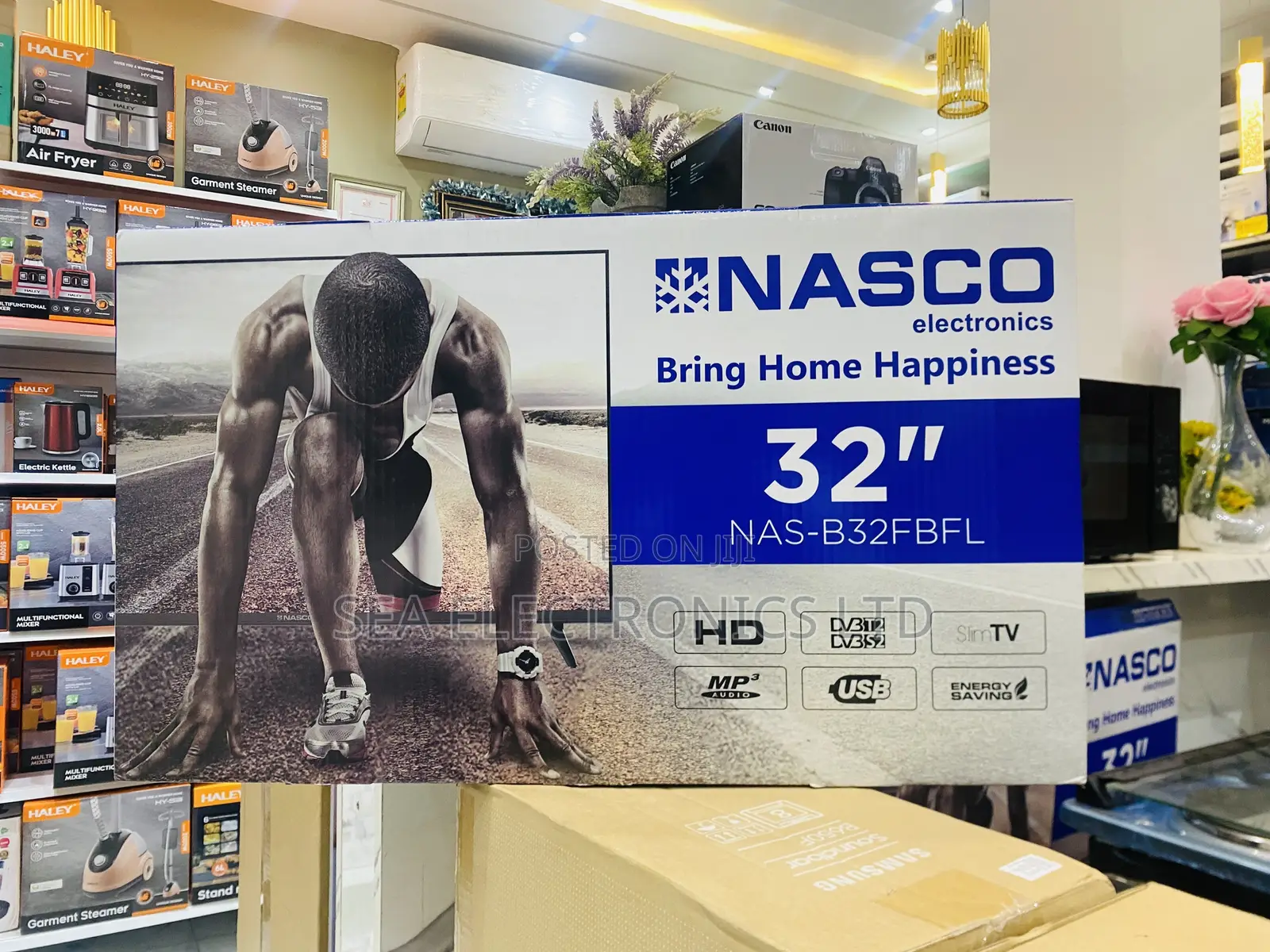 Nasco 32′′ NAS-B32FBFL Full HD LED Digital Satellite TV