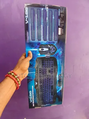 V-100 Backlight Gaming Xblaster Sytle Showing Performance Charm.
