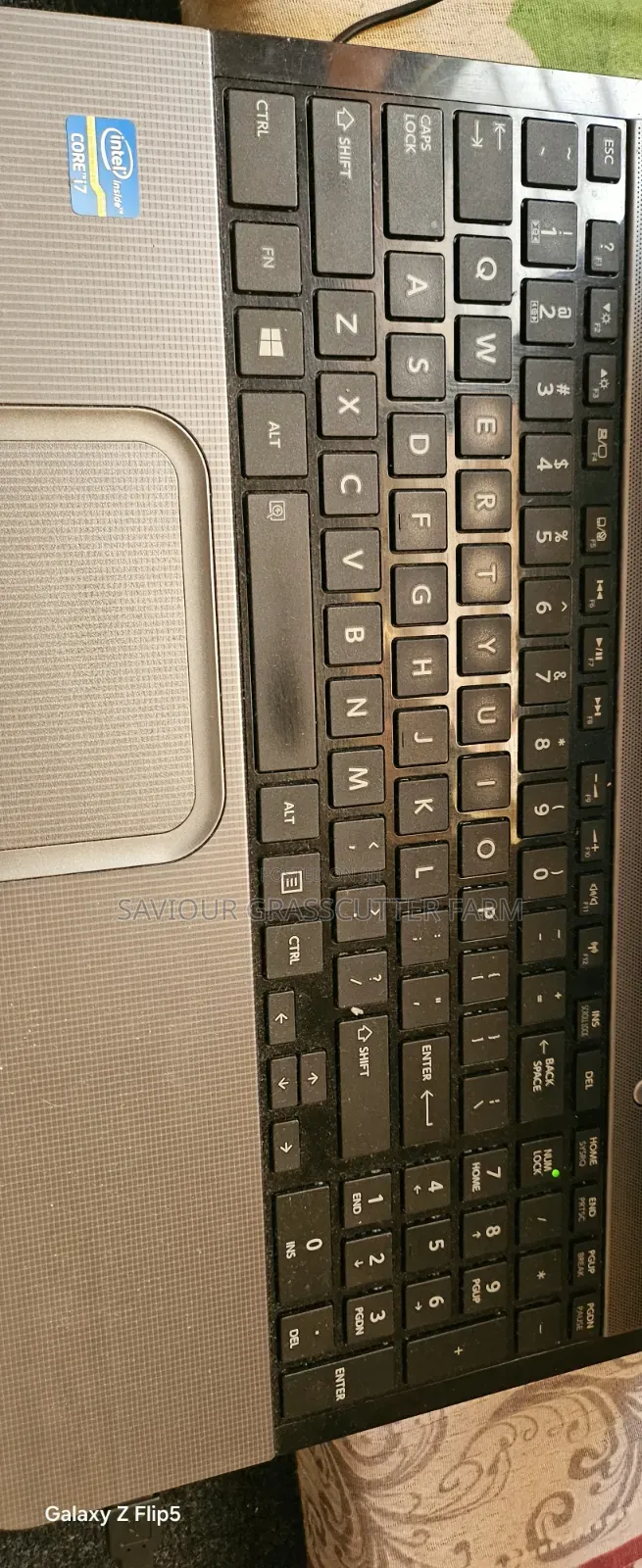 Laptop Toshiba A40 8GB Intel Core i7 HDD 500GB