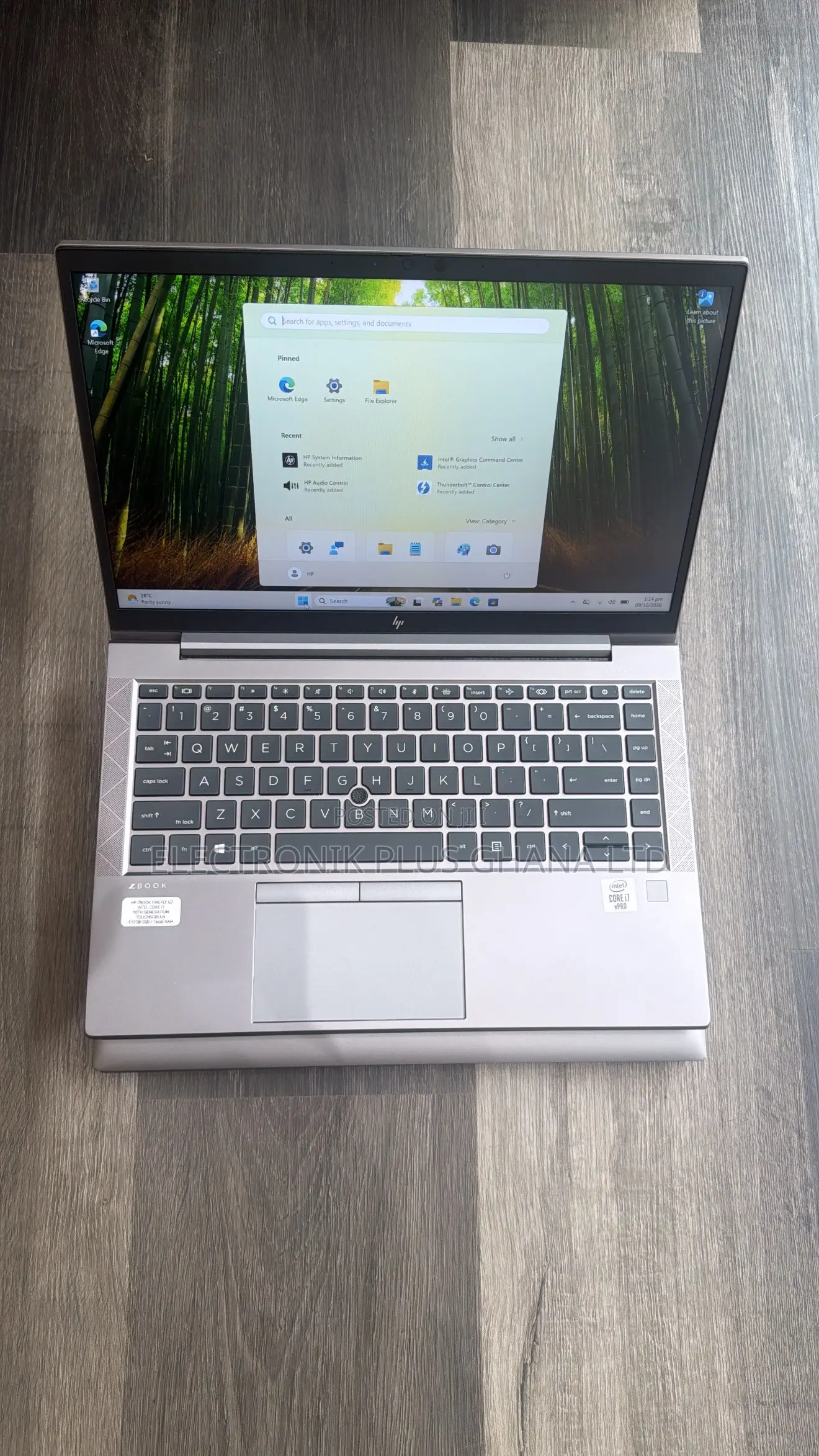 Laptop HP ZBook Firefly 14 G7 16GB Intel Core i7 SSD 512GB