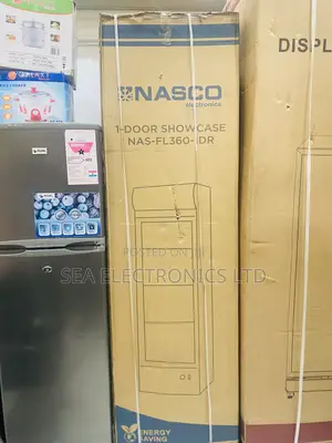 NAS-FL360-1DR With Glass Display Door Fridge