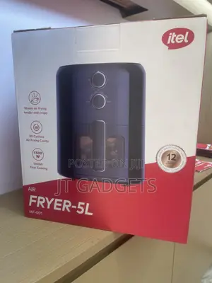 Itel Air Fryer 5L (IAF-001) | 1500W | Brand New