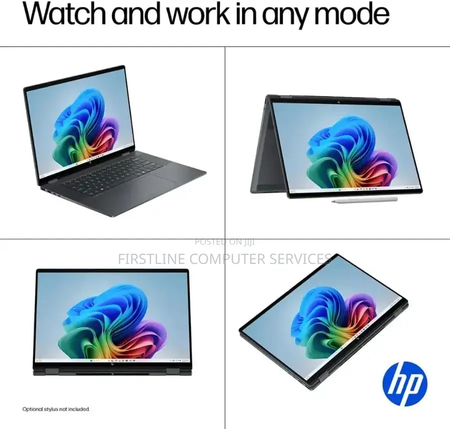 New Laptop HP OmniBook X Flip 16" 32GB Intel Core Ultra 7 SSD 2T