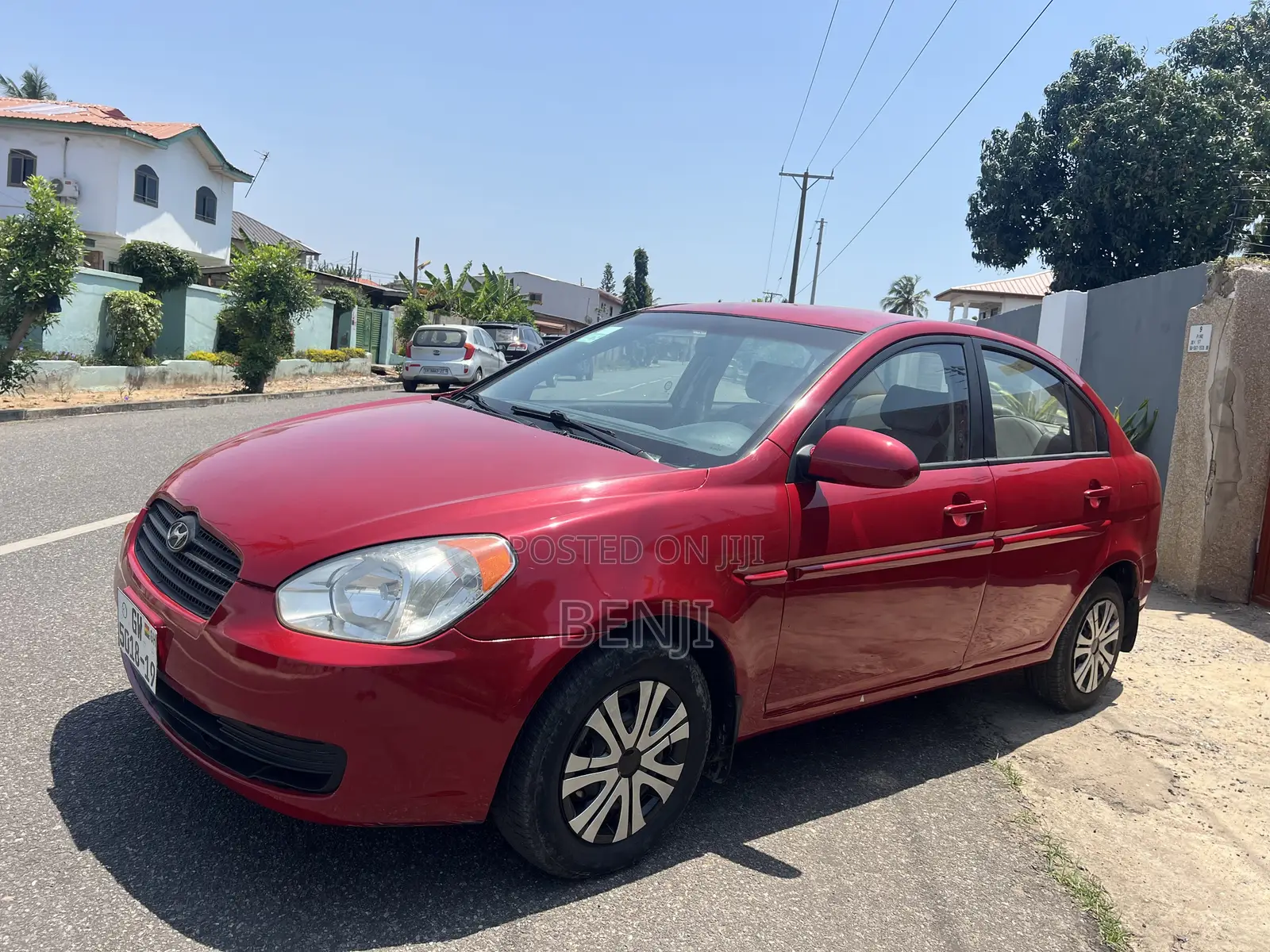 Hyundai Accent 2008 Red