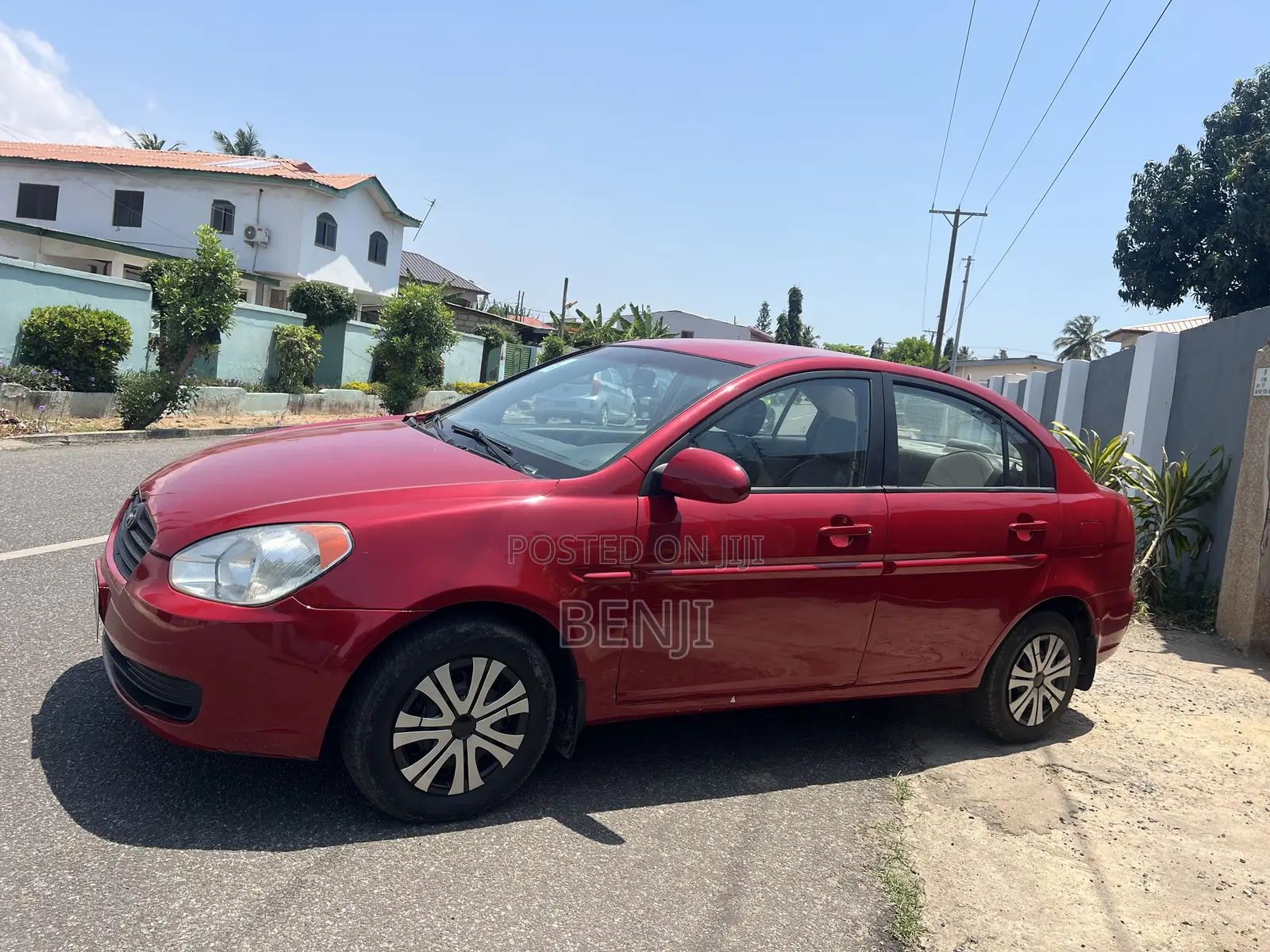 Hyundai Accent 2008 Red