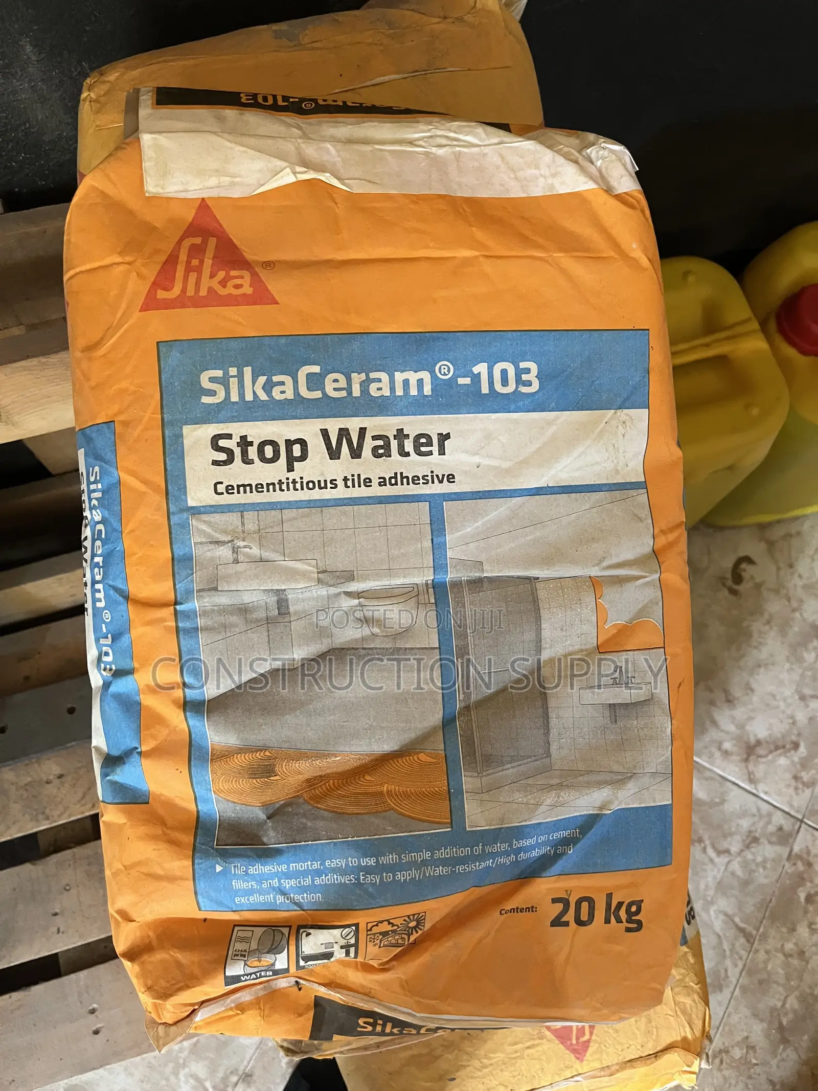 Sikaceram 103 Stop Water (Tile Cement for Wet Areas)