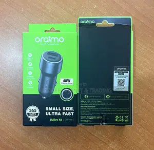 Oraimo Bullet48 SuperFast 2in1 Car Charger USB-C & USB-A Port| OCC-73D