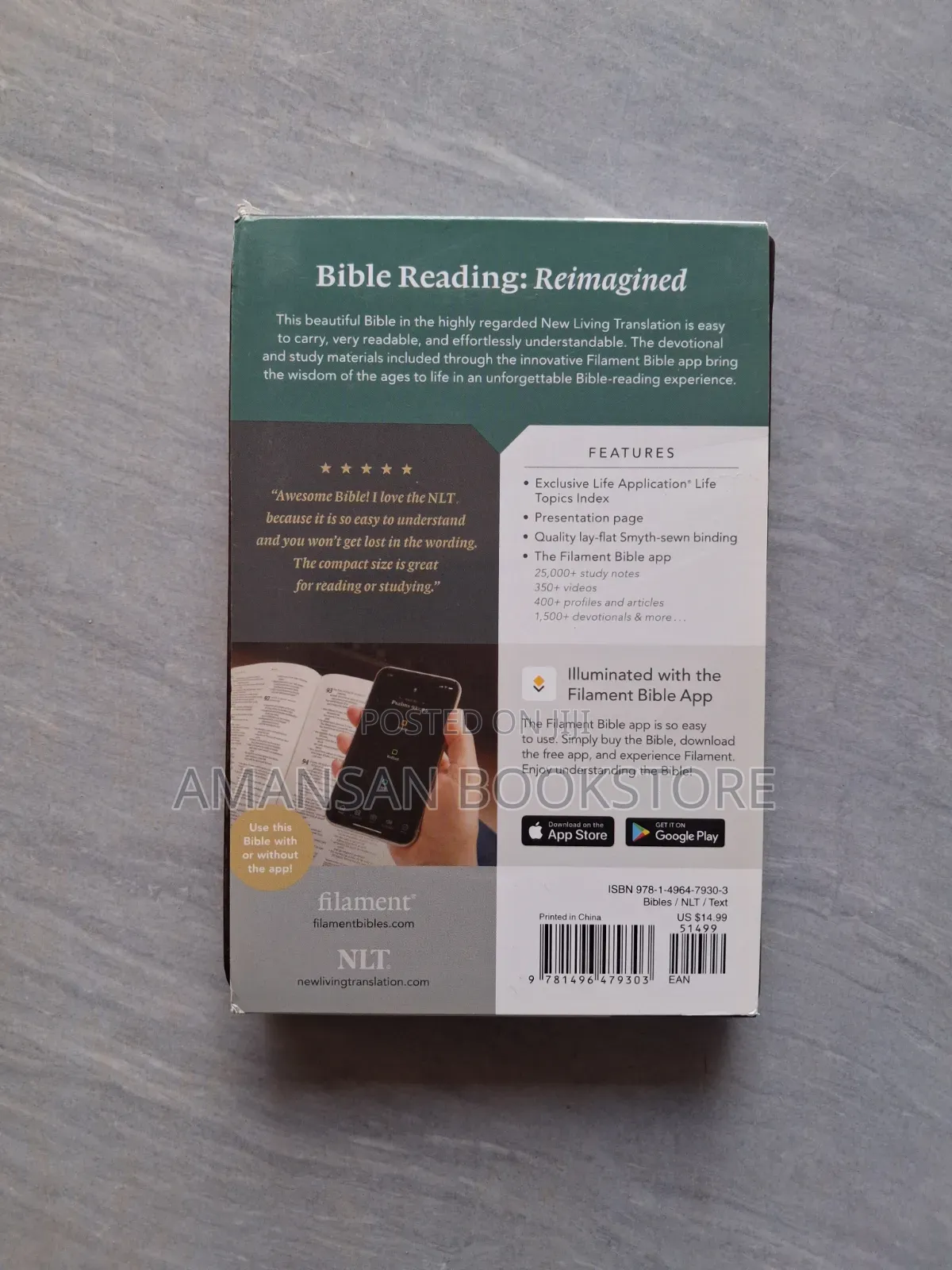 NLT Holy Bible (Small, Leather)