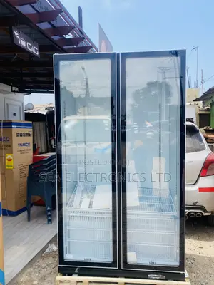 Executive Pearl Display Double Door Fridge