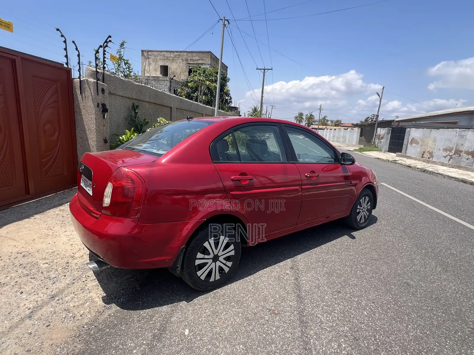 Hyundai Accent 2008 Red