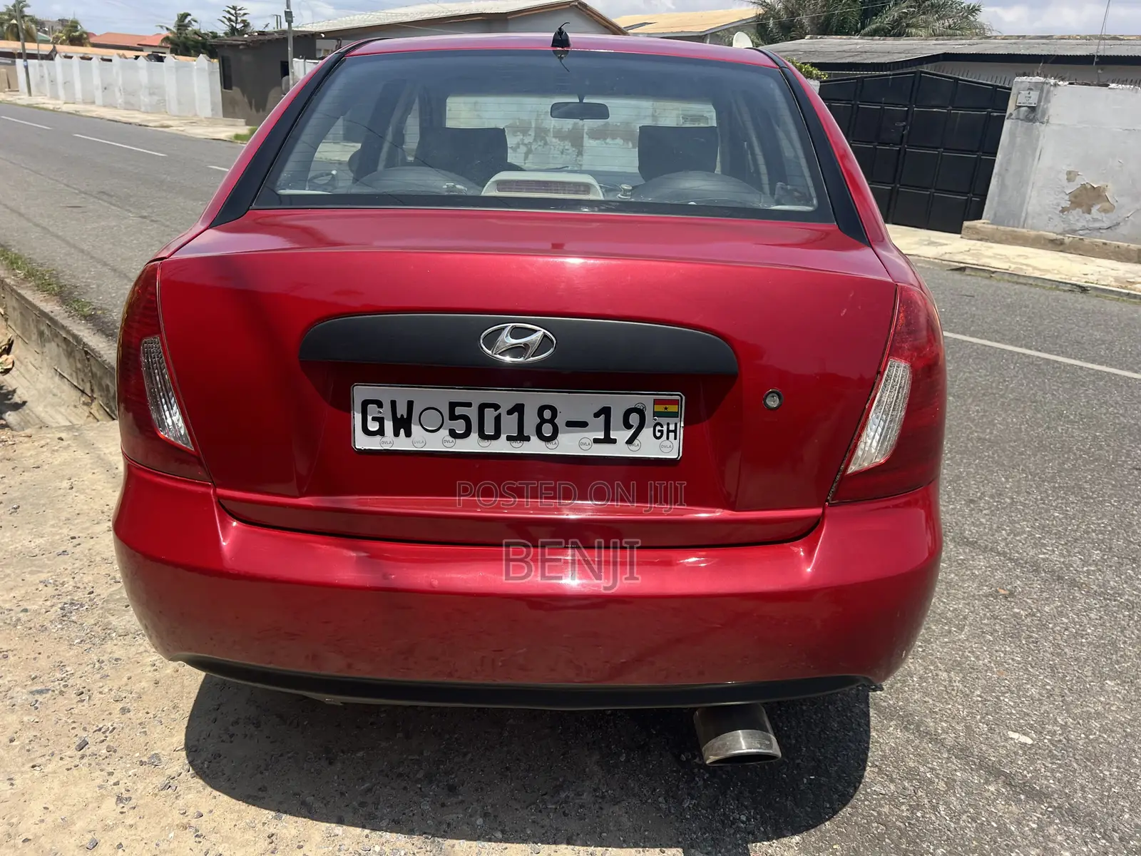Hyundai Accent 2008 Red