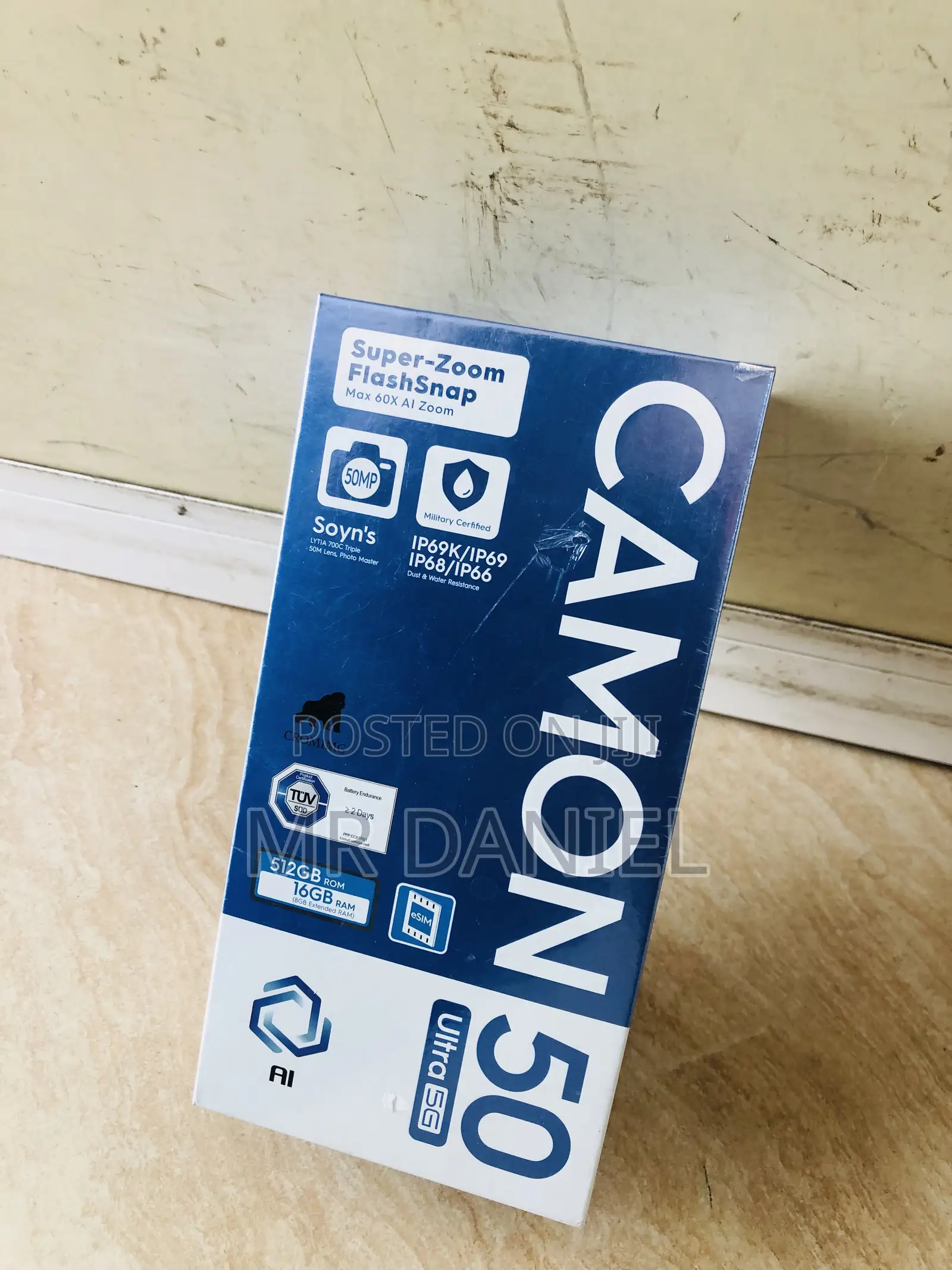 New Tecno Camon 50 Ultra 256 GB Black