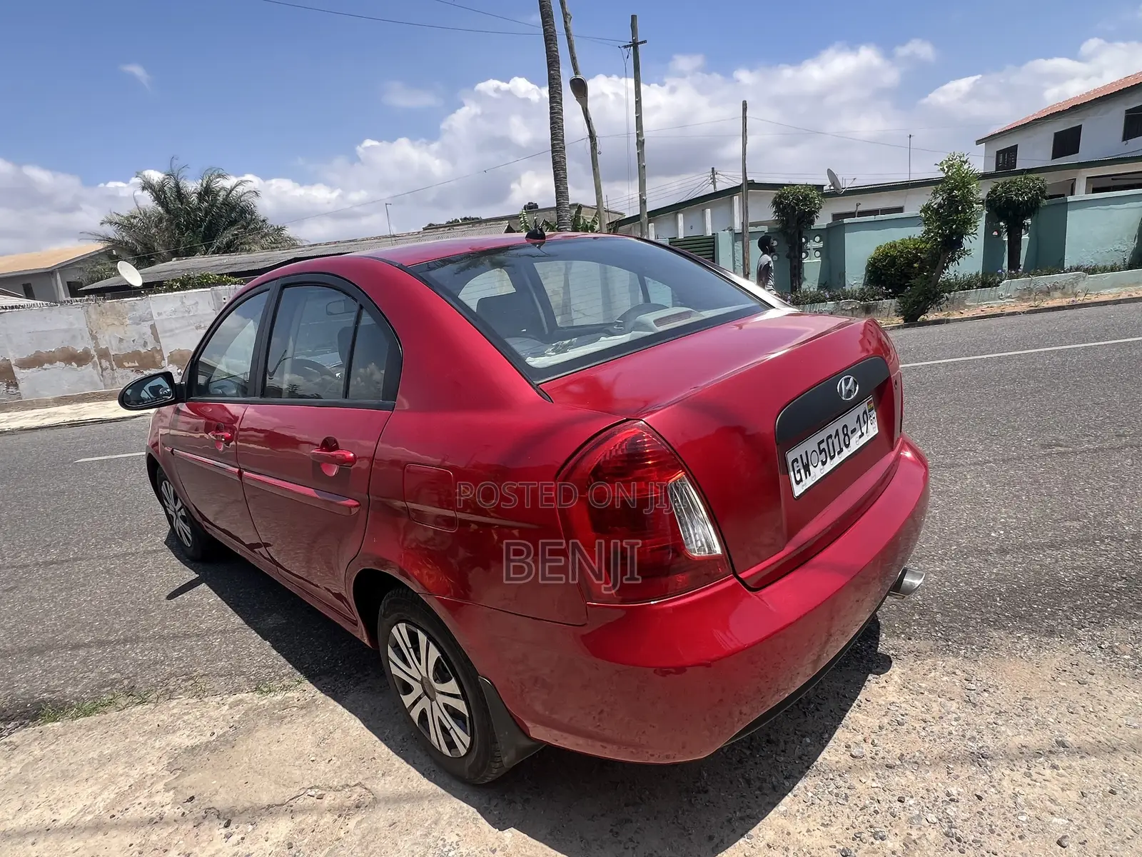 Hyundai Accent 2008 Red