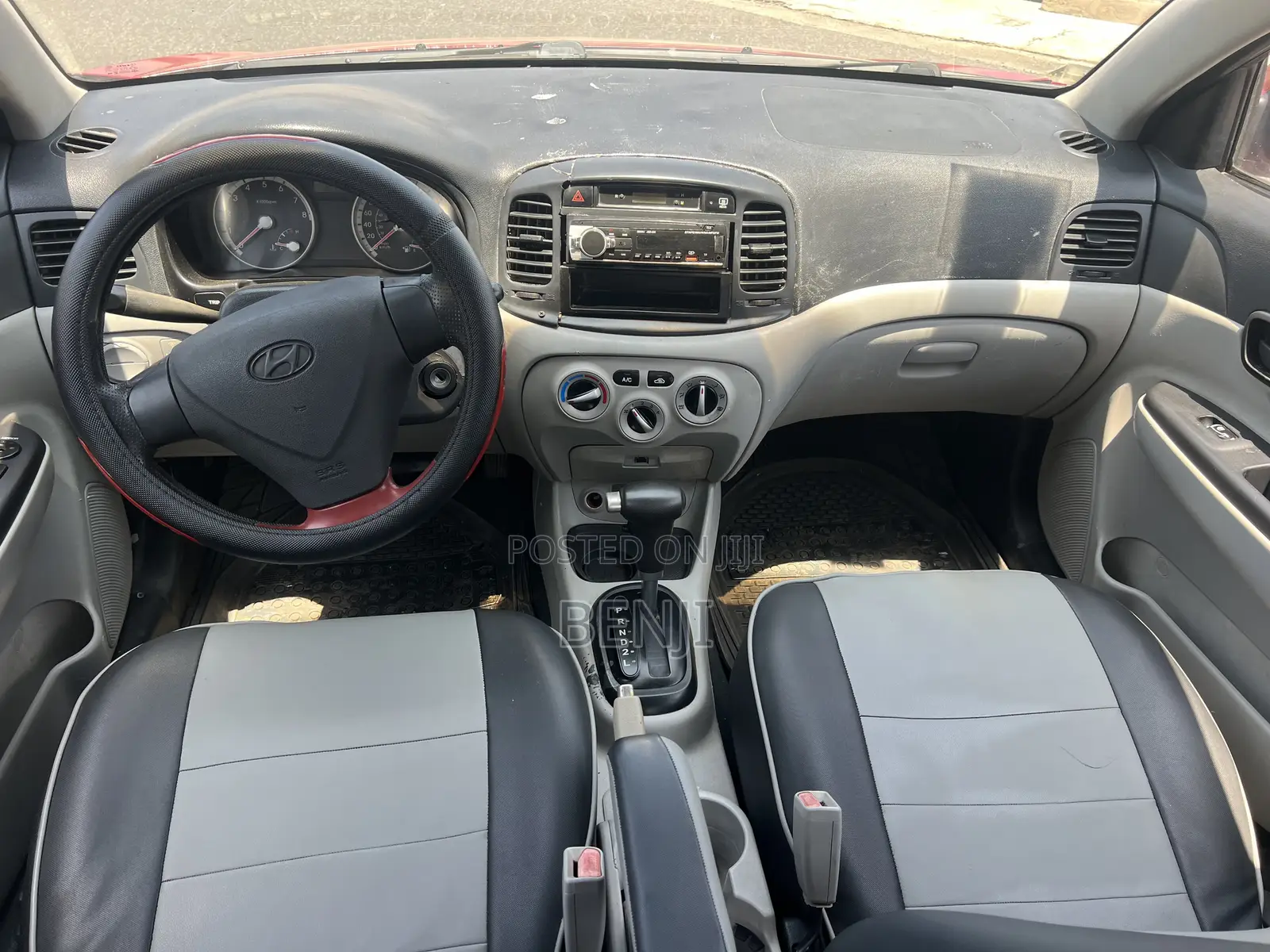 Hyundai Accent 2008 Red
