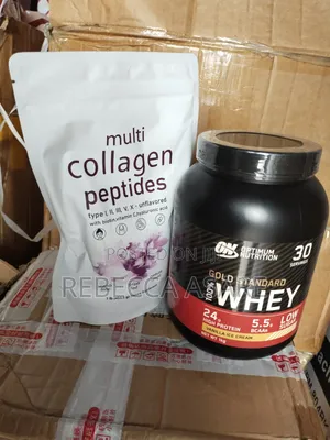 Combo: Optimum Whey Protein and Collagen Peptides Powder