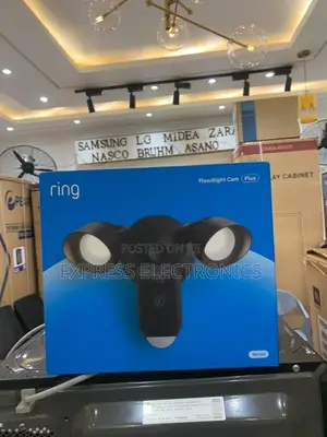 Ring Floodlight Cam Plus Outdoor Wired 1080p Surveillance
