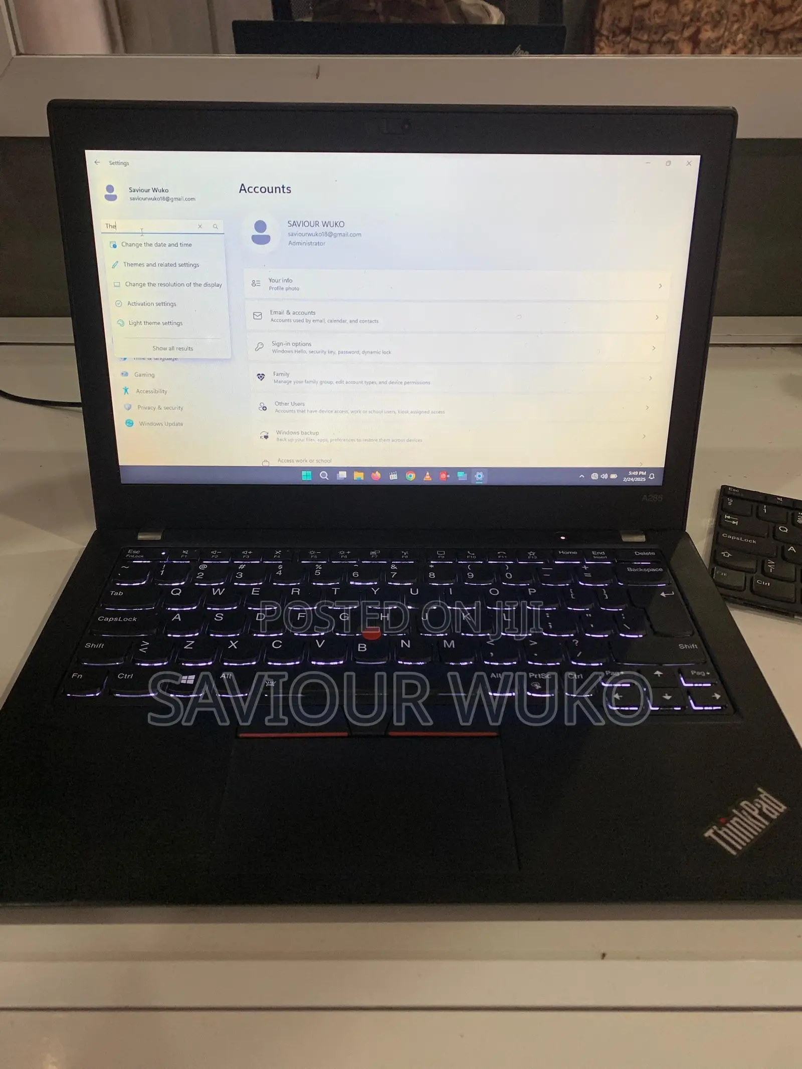 Laptop Lenovo 8GB AMD Ryzen 3 SSD 256GB