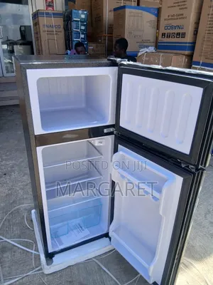 Black Mirror 95 Litters Double Door Fridge