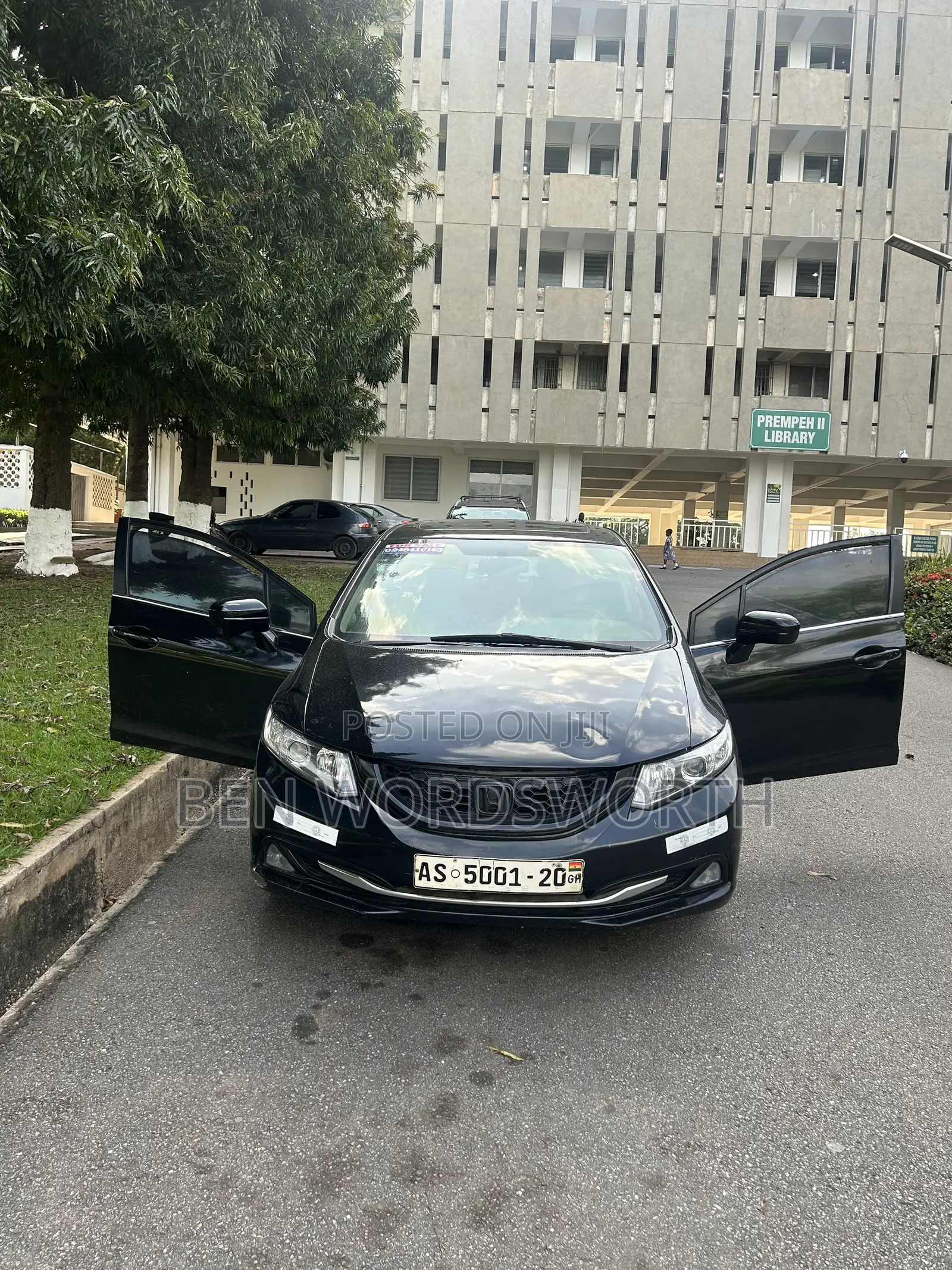 Honda Civic EX 4dr Sedan (1.8L 4cyl CVT) 2015 Black