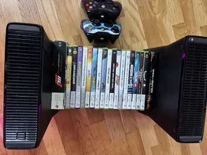 2 Xbox 360 Consoles With 19 Games 2 Controllers