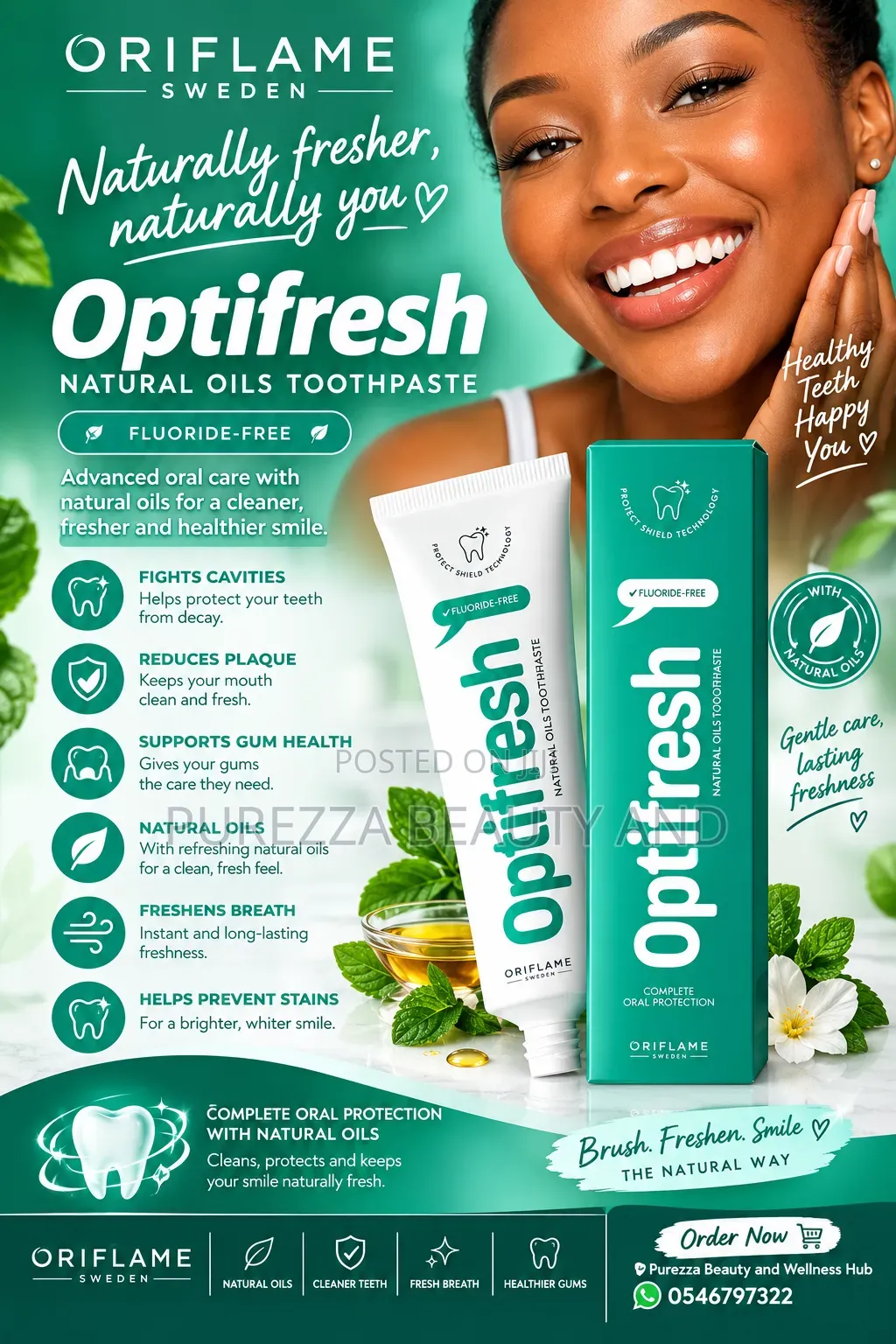 Optifresh Natural Oils Toothpaste