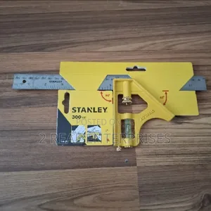 Stanley 300mm / 12-Inch Diecast Combination Square With Spirit Level