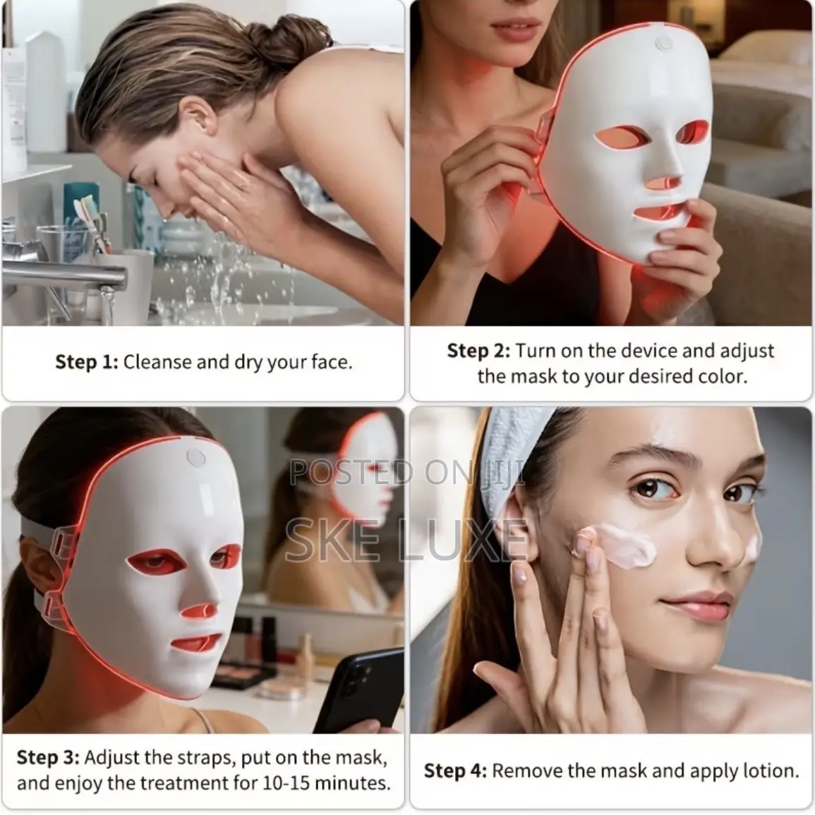 7 Colors LED Light Therapy Facial Mask – Beauty Device