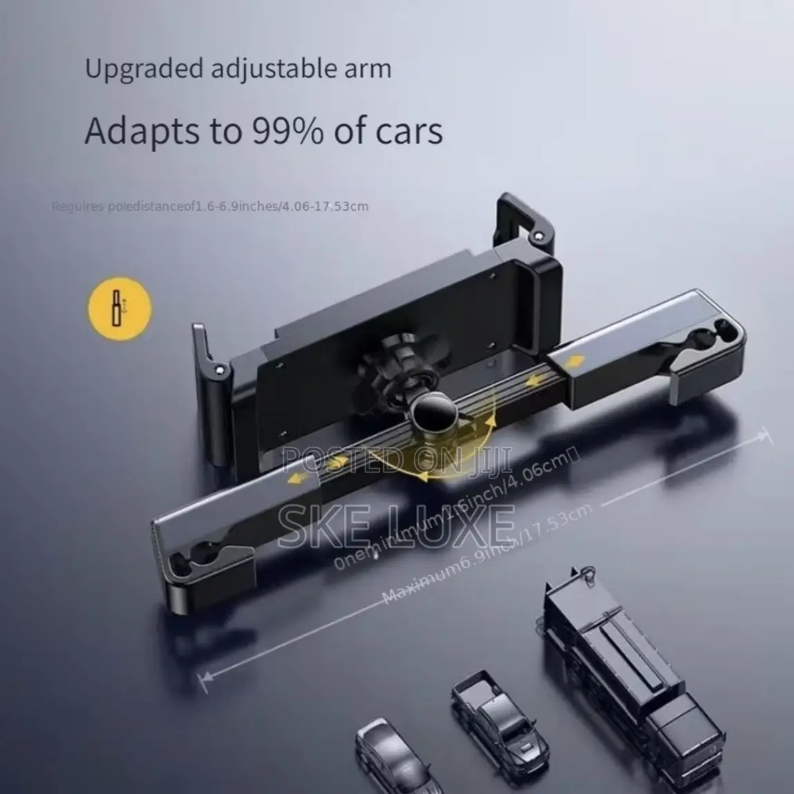 Universal Car Backseat Telescopic Bracket / Tablet & Phone Mount