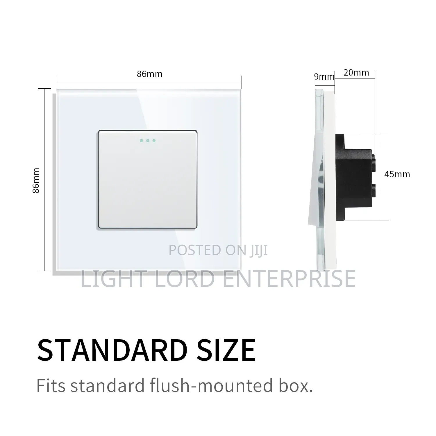 86/157/228mmX86mm Intermediate Switch
